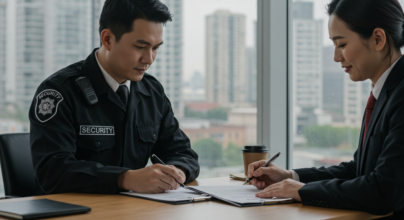 security guard contract